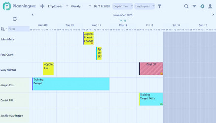 Employee scheduling software - PlanningPME